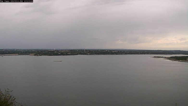 Lake Travis webcam, November 6, 2015 11:20 AM CT