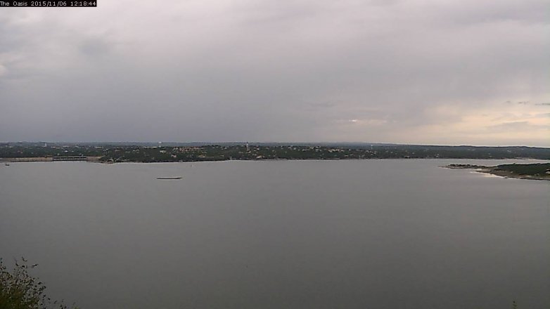 Lake Travis webcam, November 6, 2015 11:25 AM CT