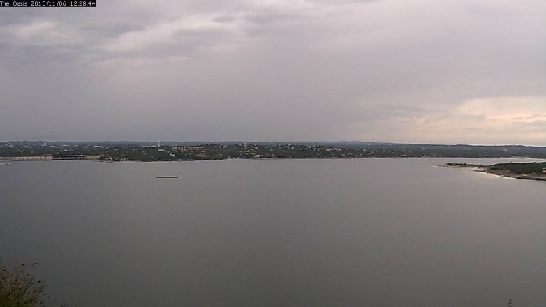 Lake Travis webcam, November 6, 2015 11:35 AM CT