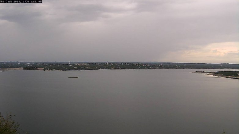Lake Travis webcam, November 6, 2015 11:40 AM CT