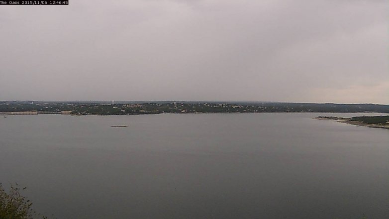 Lake Travis webcam, November 6, 2015 11:55 AM CT