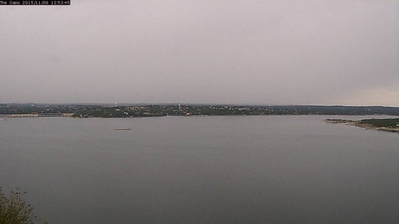 Lake Travis webcam, November 6, 2015 12:00 PM CT