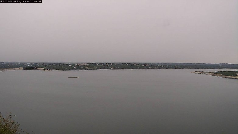 Lake Travis webcam, November 6, 2015 12:05 PM CT