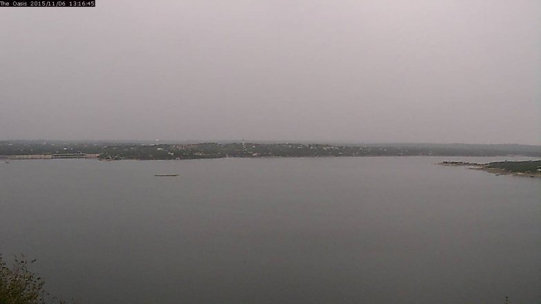 Lake Travis webcam, November 6, 2015 12:25 PM CT