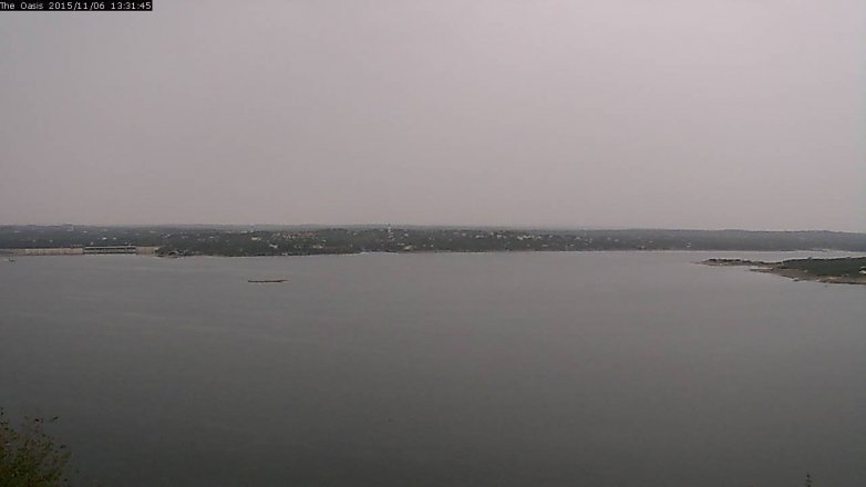 Lake Travis webcam, November 6, 2015 12:35 PM CT