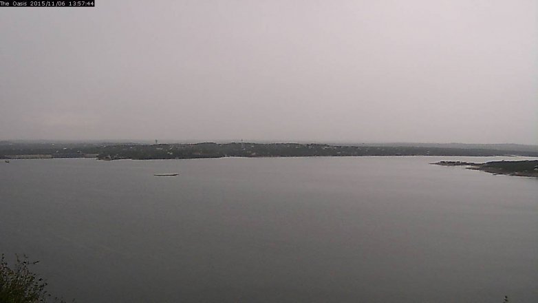 Lake Travis webcam, November 6, 2015 1:05 PM CT