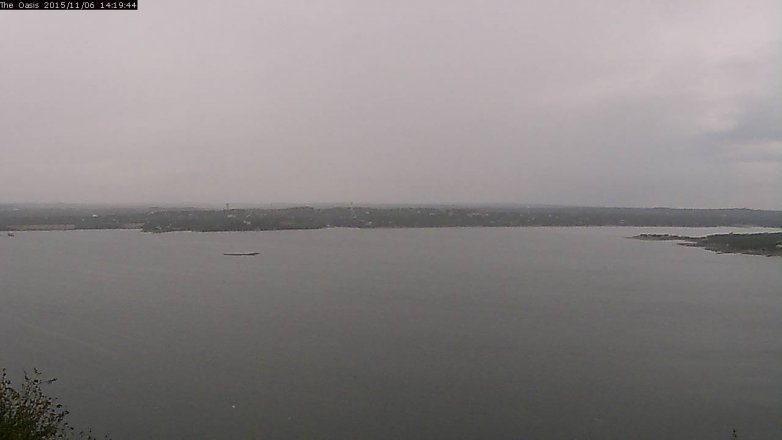 Lake Travis webcam, November 6, 2015 1:25 PM CT