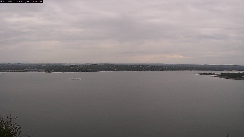 Lake Travis webcam, November 6, 2015 2:00 PM CT
