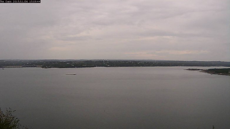 Lake Travis webcam, November 6, 2015 2:15 PM CT