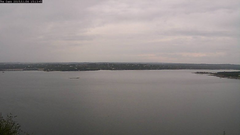 Lake Travis webcam, November 6, 2015 2:20 PM CT