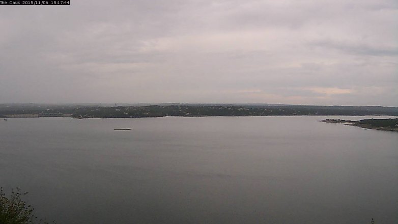 Lake Travis webcam, November 6, 2015 2:25 PM CT