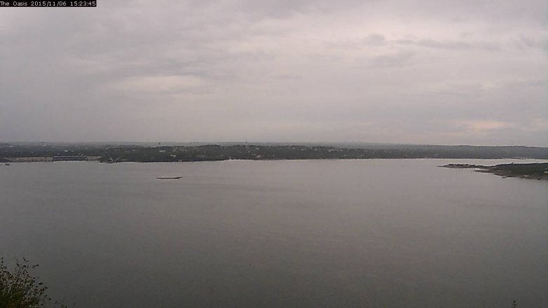 Lake Travis webcam, November 6, 2015 2:30 PM CT
