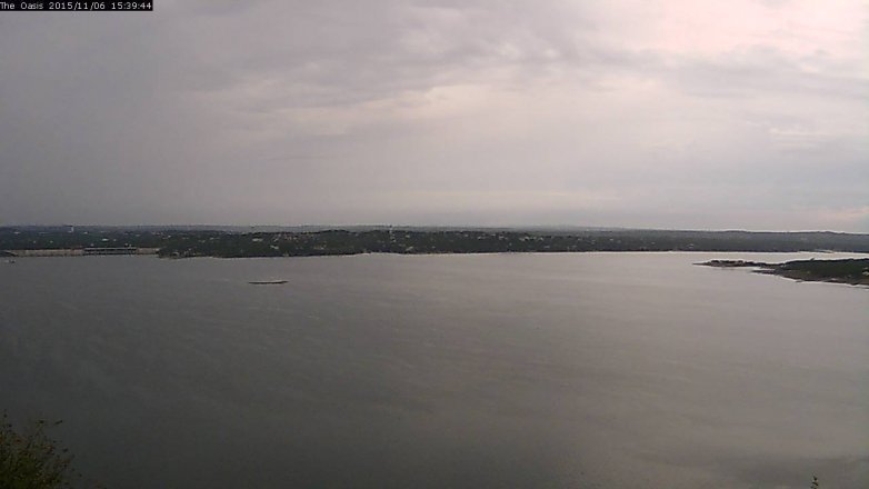 Lake Travis webcam, November 6, 2015 2:45 PM CT