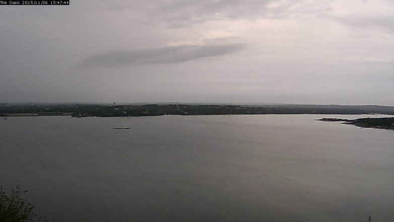 Lake Travis webcam, November 6, 2015 2:55 PM CT