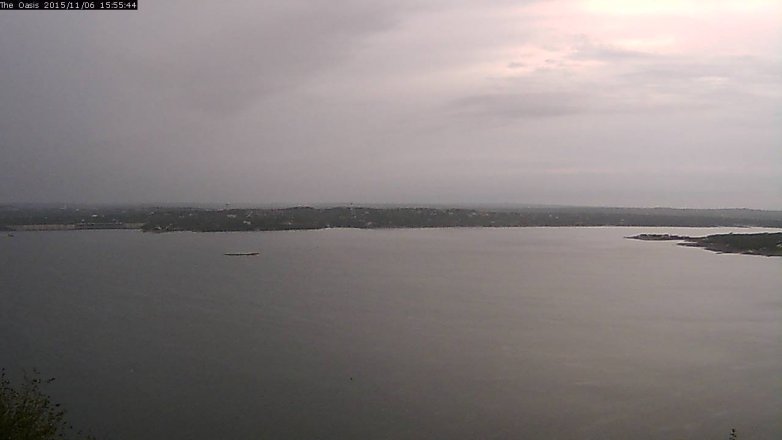 Lake Travis webcam, November 6, 2015 3:00 PM CT