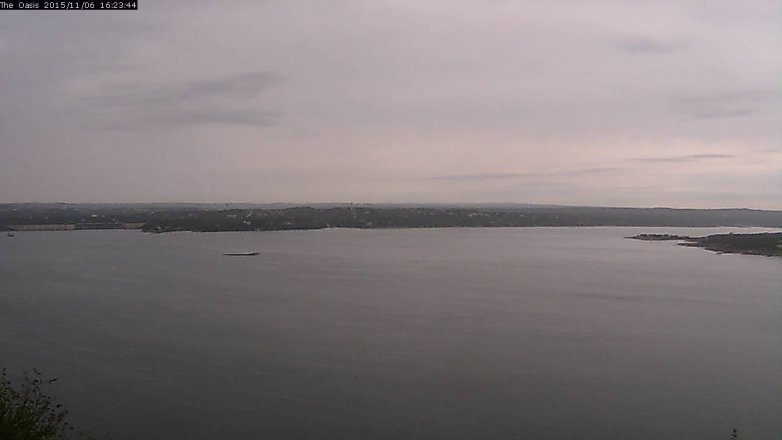 Lake Travis webcam, November 6, 2015 3:30 PM CT