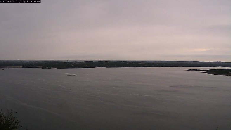 Lake Travis webcam, November 6, 2015 3:45 PM CT
