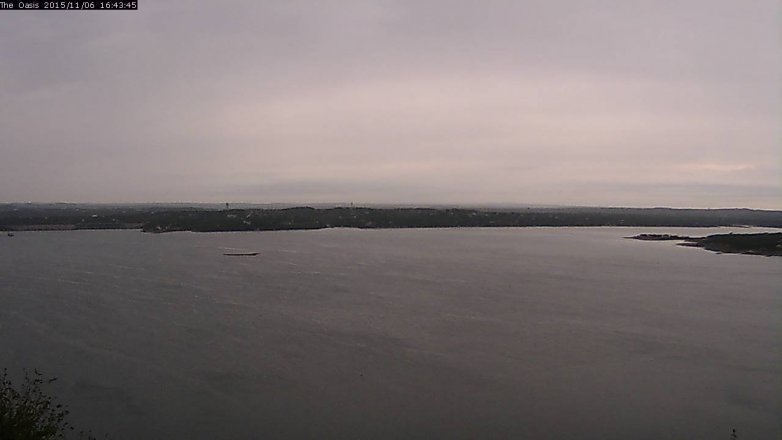 Lake Travis webcam, November 6, 2015 3:50 PM CT