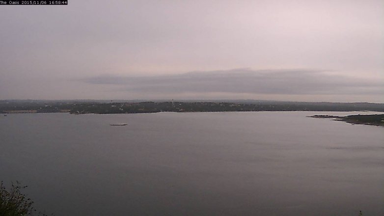 Lake Travis webcam, November 6, 2015 4:05 PM CT