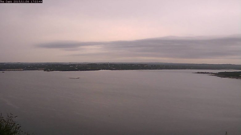 Lake Travis webcam, November 6, 2015 4:10 PM CT