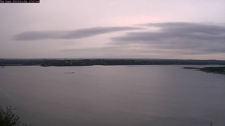 Lake Travis webcam, November 6, 2015 4:15 PM CT