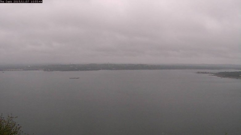 Lake Travis webcam, November 7, 2015 10:00 AM CT