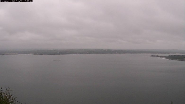 Lake Travis webcam, November 7, 2015 10:05 AM CT
