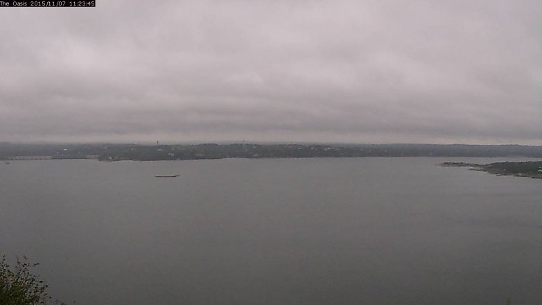 Lake Travis webcam, November 7, 2015 10:30 AM CT