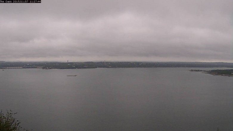 Lake Travis webcam, November 7, 2015 10:35 AM CT