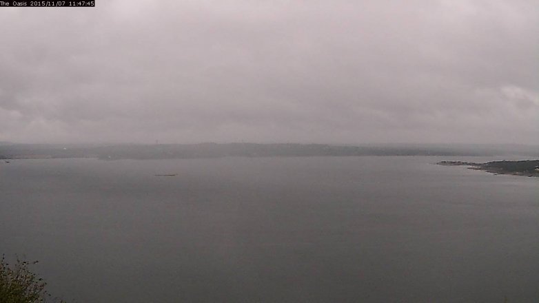 Lake Travis webcam, November 7, 2015 10:55 AM CT