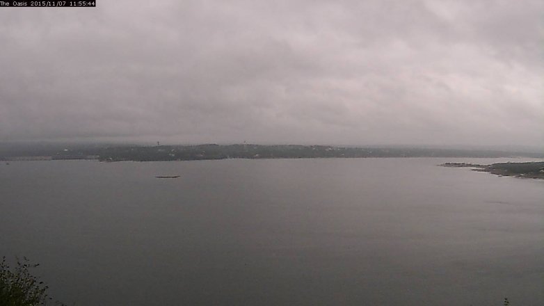 Lake Travis webcam, November 7, 2015 11:00 AM CT