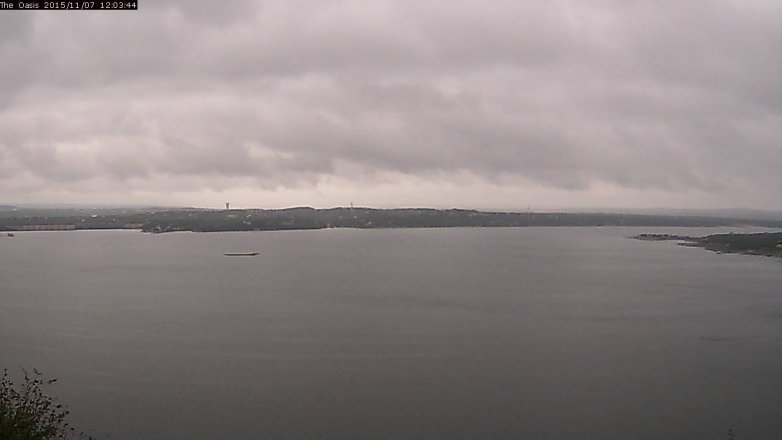 Lake Travis webcam, November 7, 2015 11:10 AM CT