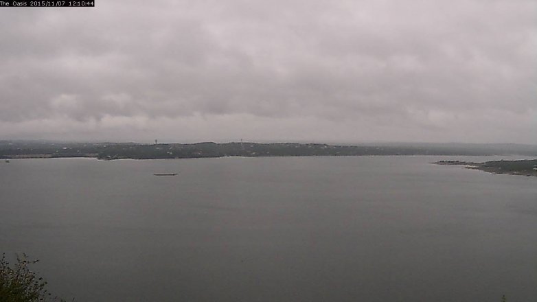 Lake Travis webcam, November 7, 2015 11:20 AM CT