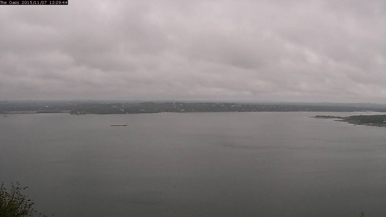 Lake Travis webcam, November 7, 2015 11:35 AM CT