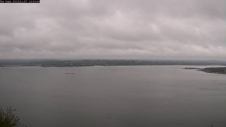 Lake Travis webcam, November 7, 2015 11:40 AM CT