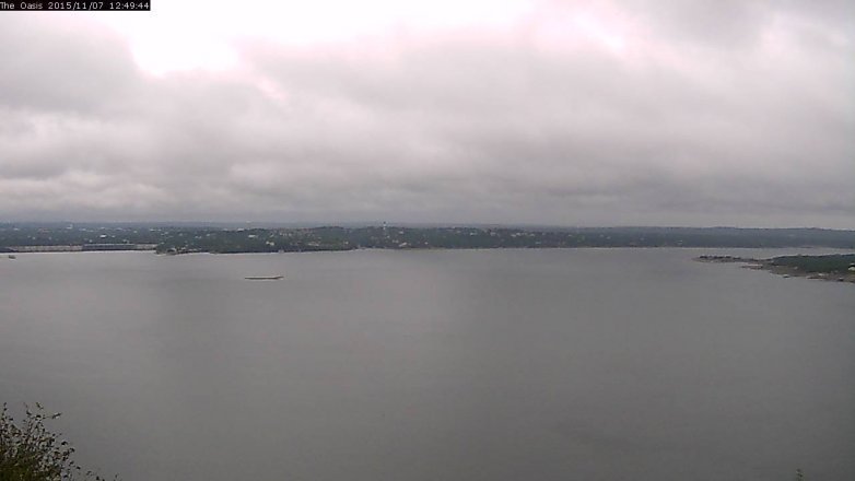 Lake Travis webcam, November 7, 2015 11:55 AM CT