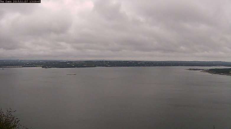 Lake Travis webcam, November 7, 2015 12:15 PM CT