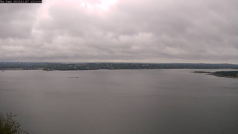 Lake Travis webcam, November 7, 2015 12:20 PM CT