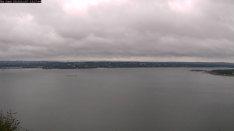 Lake Travis webcam, November 7, 2015 12:25 PM CT