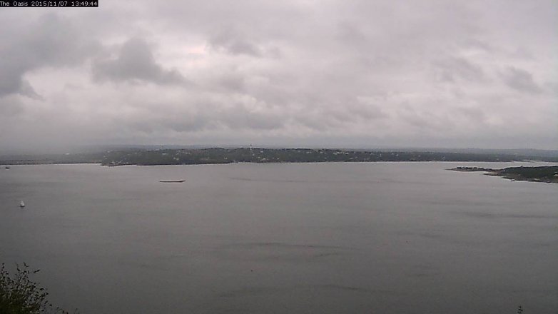 Lake Travis webcam, November 7, 2015 12:55 PM CT