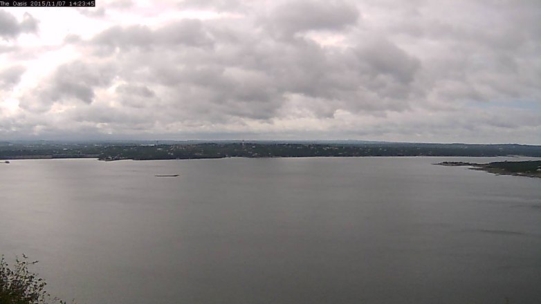 Lake Travis webcam, November 7, 2015 1:30 PM CT