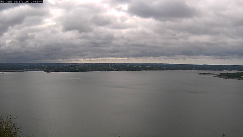 Lake Travis webcam, November 7, 2015 2:00 PM CT