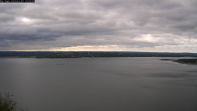 Lake Travis webcam, November 7, 2015 2:30 PM CT