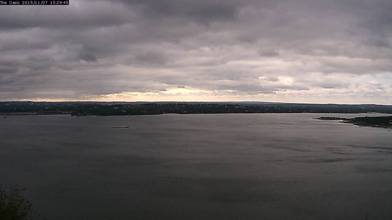 Lake Travis webcam, November 7, 2015 2:35 PM CT