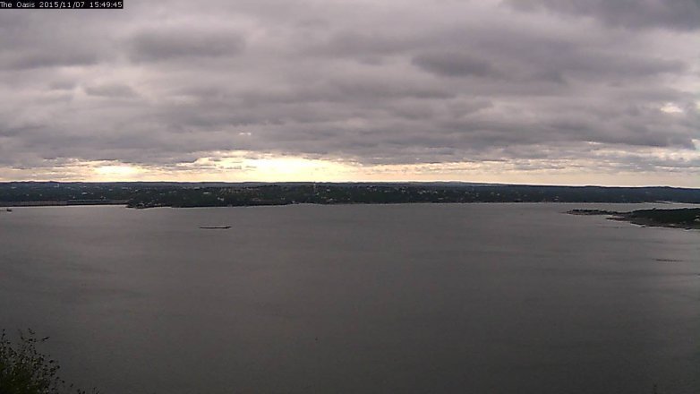 Lake Travis webcam, November 7, 2015 2:55 PM CT
