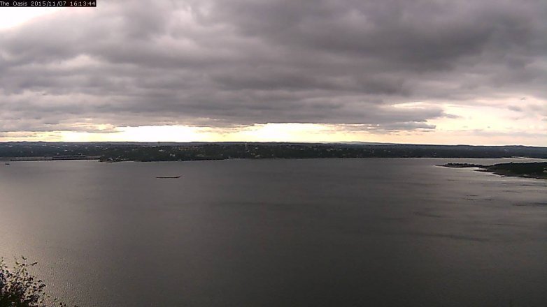 Lake Travis webcam, November 7, 2015 3:20 PM CT
