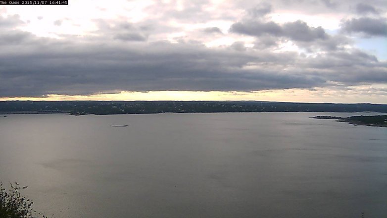 Lake Travis webcam, November 7, 2015 3:50 PM CT