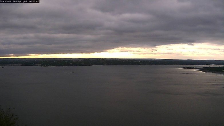 Lake Travis webcam, November 7, 2015 4:00 PM CT
