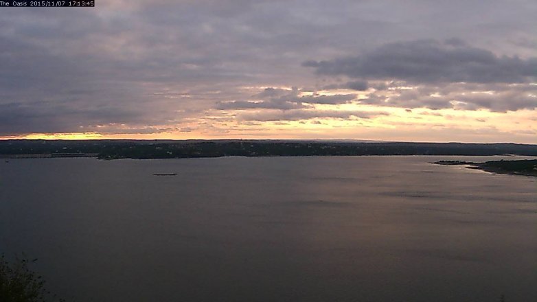 Lake Travis webcam, November 7, 2015 4:20 PM CT