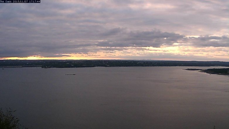Lake Travis webcam, November 7, 2015 4:25 PM CT